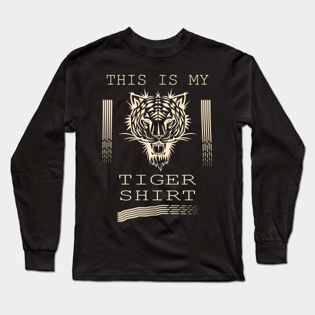 Tiger Shirt Long Sleeve T-Shirt by BC- One- Shop